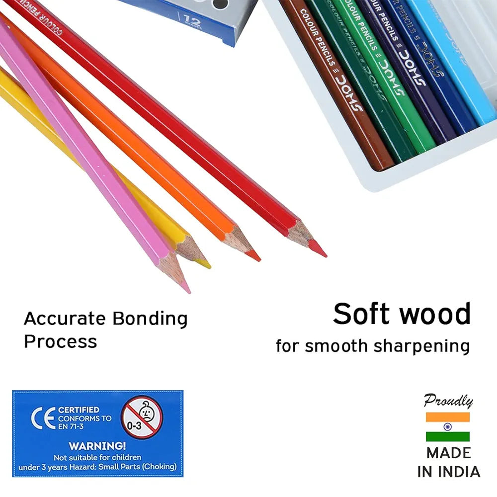 DOMS PENCIL 3445 FSC 12 COL PENCIL DOMS PENCIL 3445 FSC 12 COL PENCIL